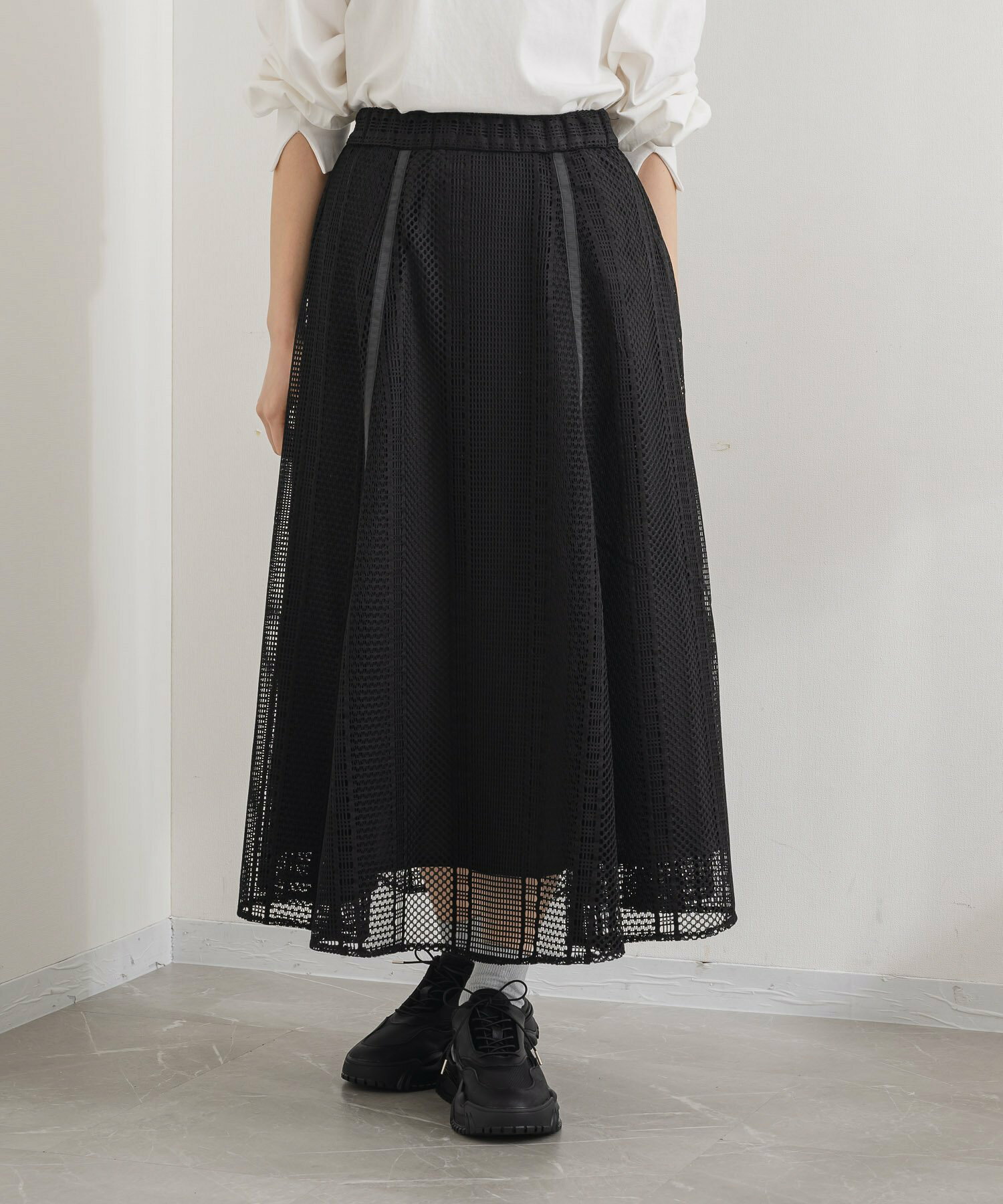 KATHARINE ROSS/メッシュレーススカート